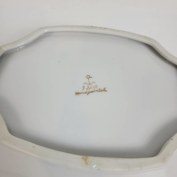 Isco Vintage Unbranded Home Kitchen Serving Dish Plate One Size White Sailboat - Picture 4 of 7